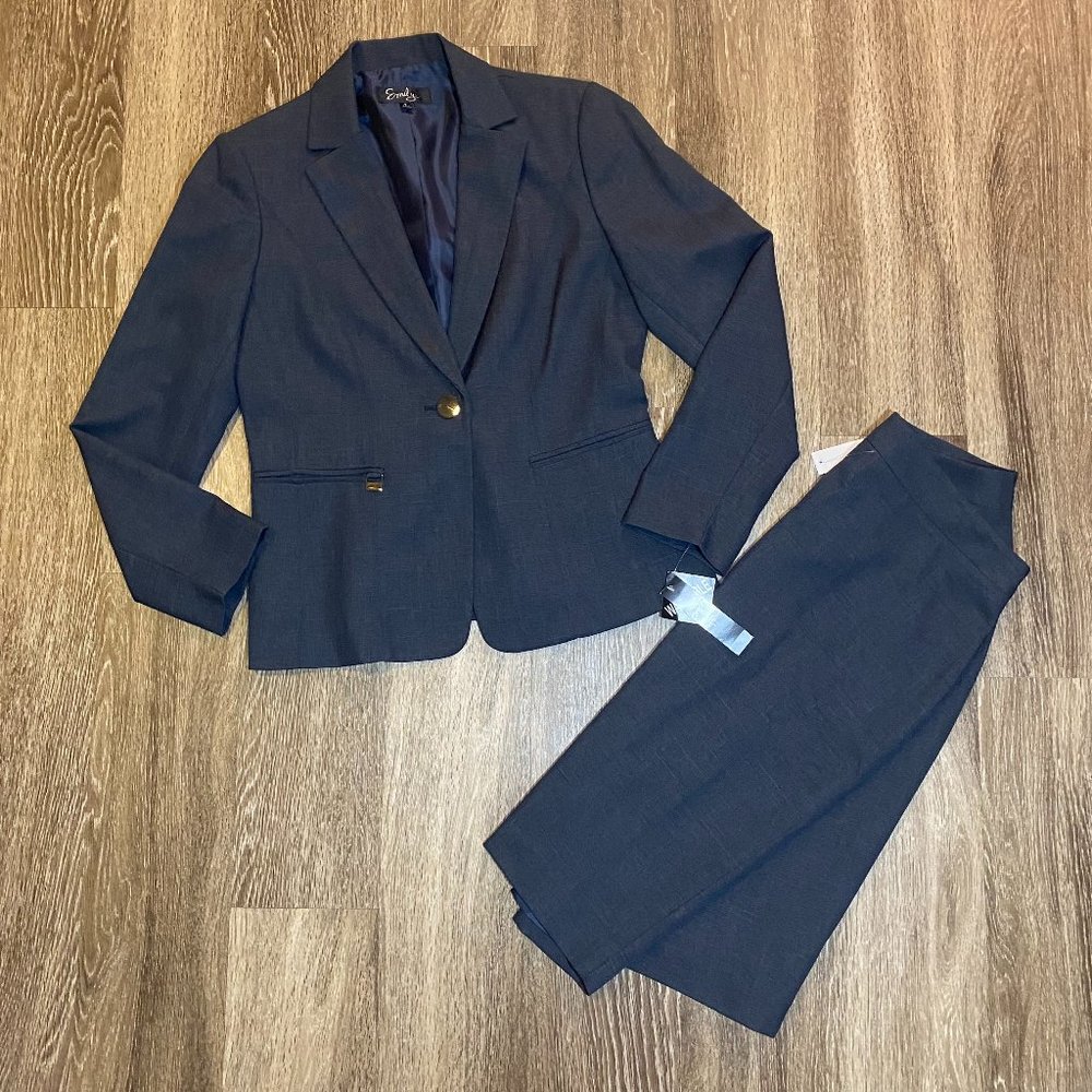 Womens NWT $200 Emily 2 Piece Suit - Blazer & Skirt - 6